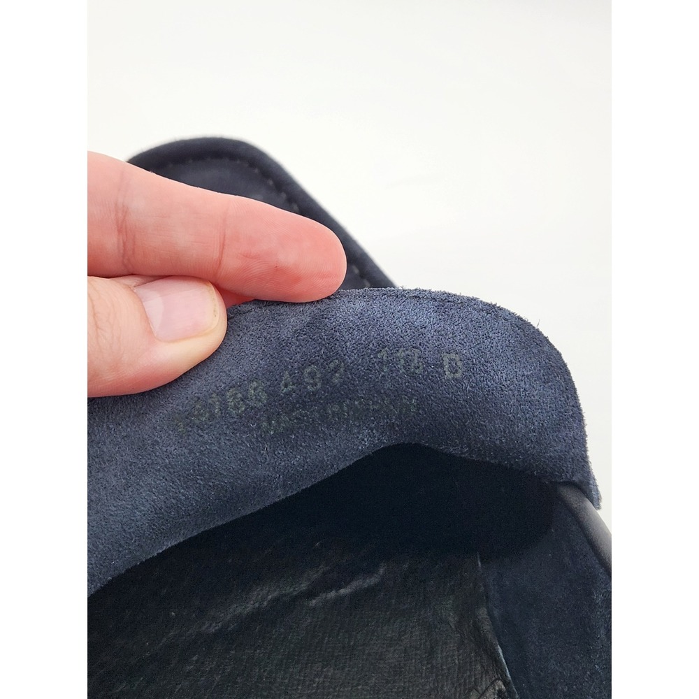 Florsheim Mens Navy Blue Suede Leather Penny Loafers Dress Shoes 11.5 - Picture 6 of 6